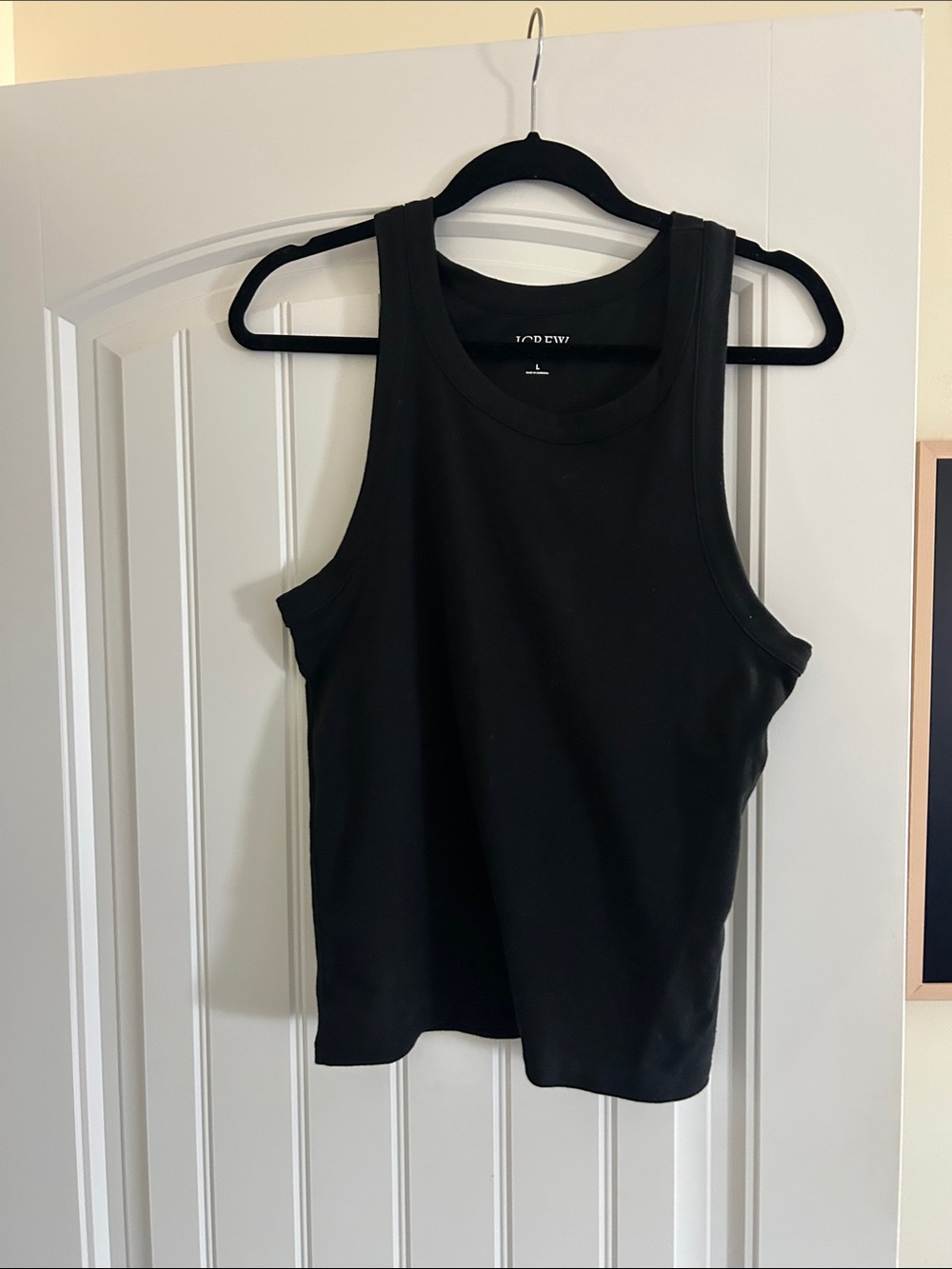 J. Crew Black Perfect Fit Tank Top - Crewneck Sleeveless